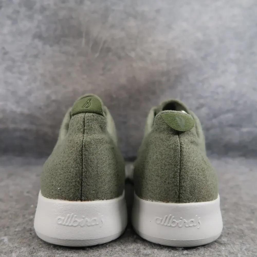 Allbirds Shoes Mens 9 Sneaker Lifestyle Wool Runner Trainer Green Casual Comfort
